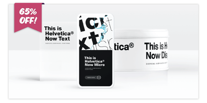 Helvetica Now Font Poster 13